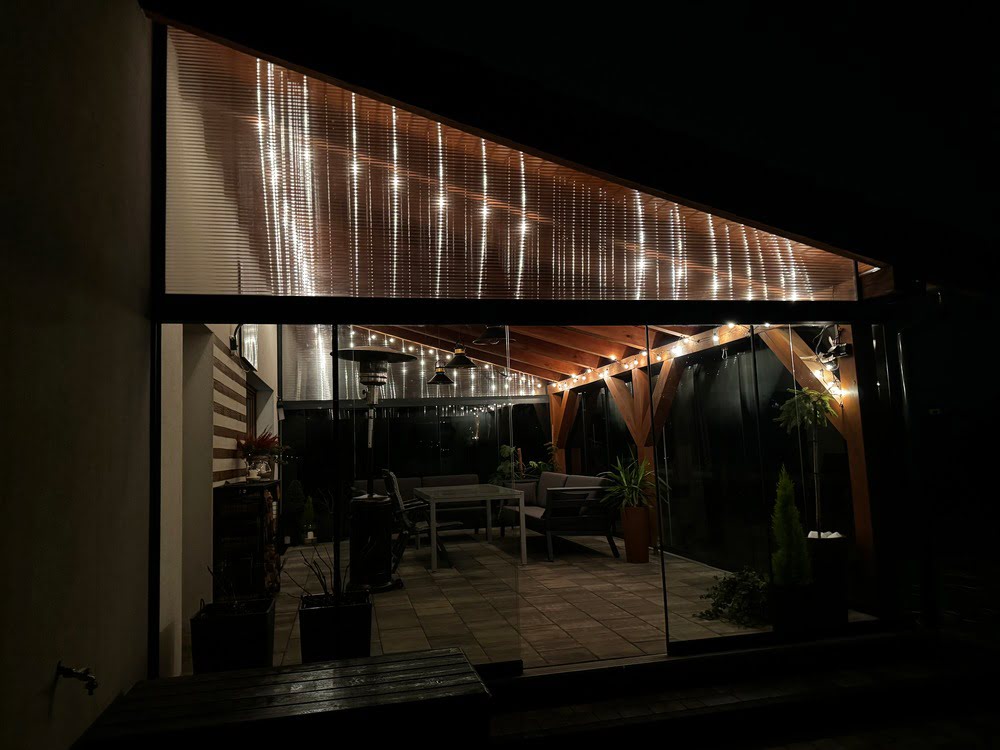 taras - oświetlenie